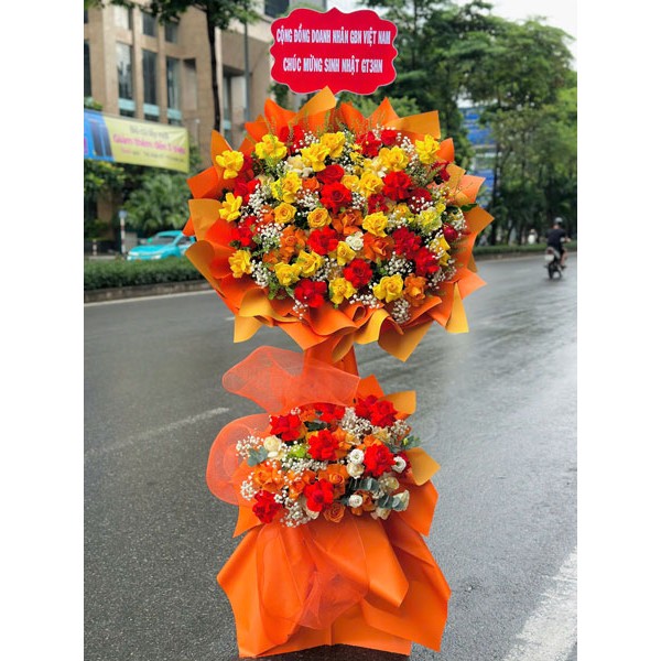 Hoa khai trương